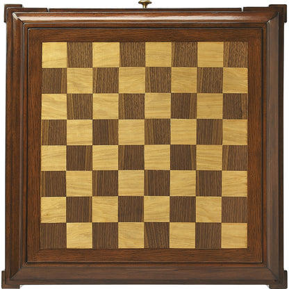 Adrian Antique Cherry Game Table by Butler Specialty Company in medium brown and antique cherry. Made from mahogany wood solids, walnut, ash veneers in a traditional style.