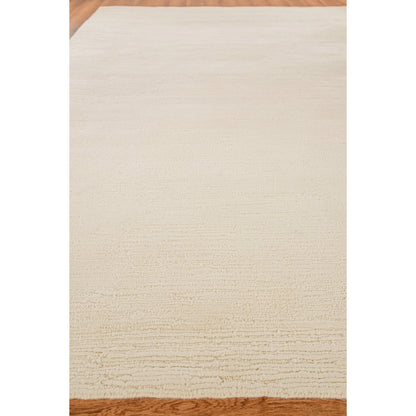 Merino Wool Rug - Ivory by Exquisite Rugs in ivory. Made from merino wool in a unique style.