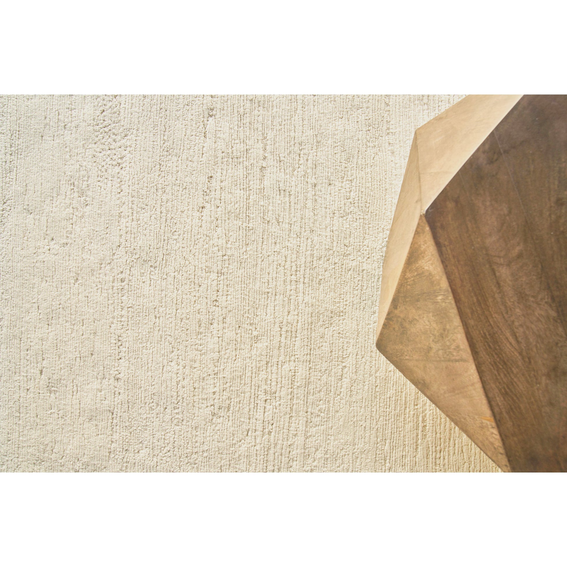 Merino Wool Rug - Ivory by Exquisite Rugs in ivory. Made from merino wool in a unique style.