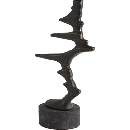Wind Blown Sculpture by Global Views. Made from cast iron, granite in a eclectic & global style.