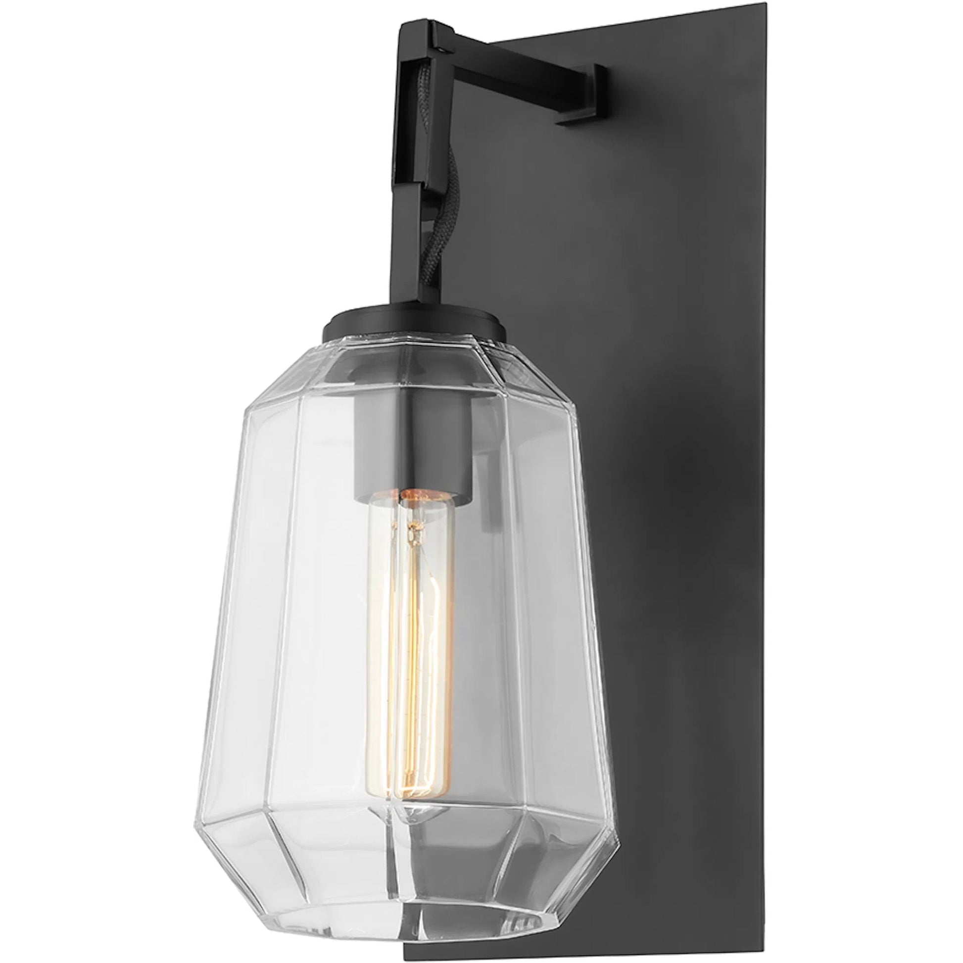 Copenhagen Sconce by Corbett. Made from brass in a modern style.