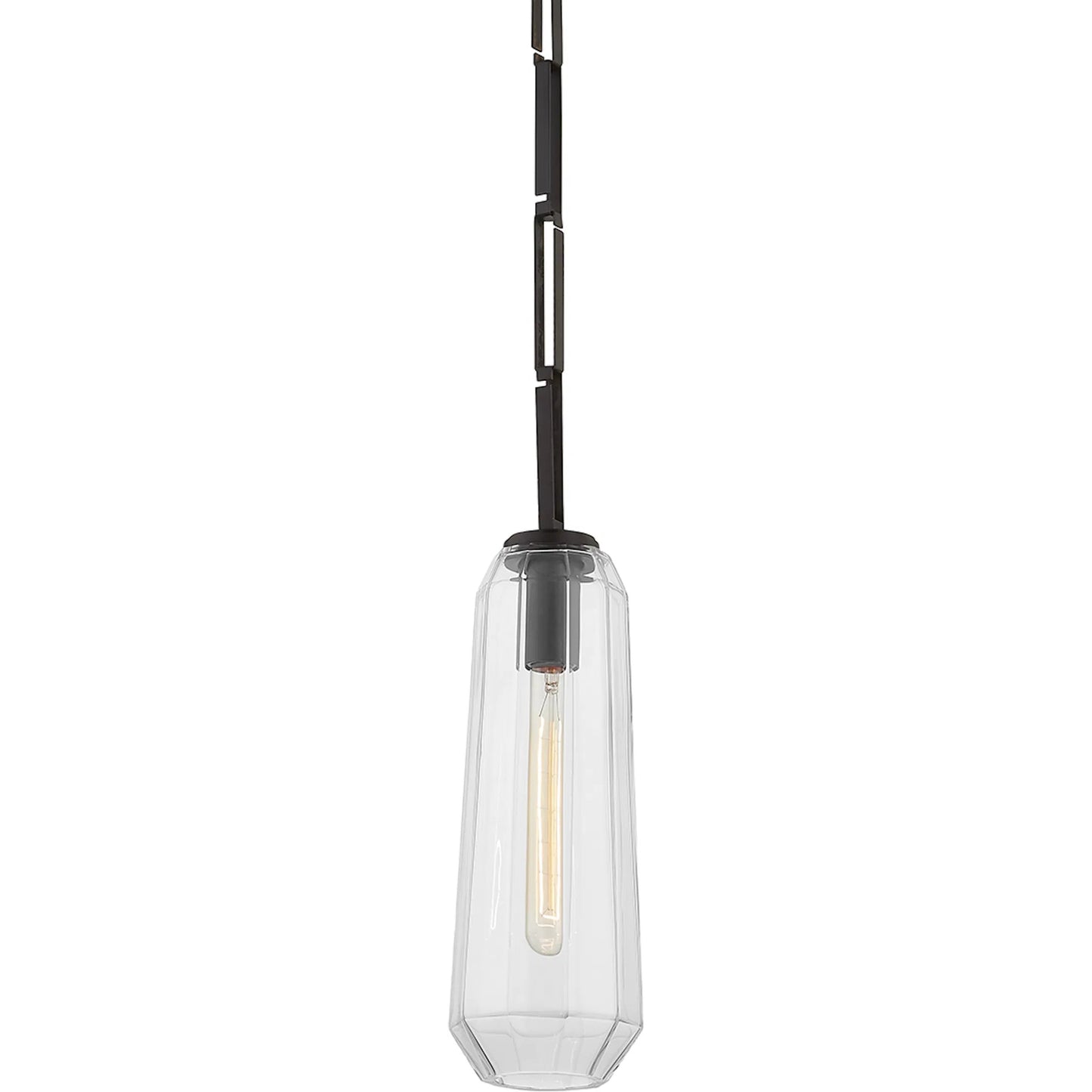 003 SI-2030066 | Primary Silo | Copenhagen Pendant by Corbett. Made from brass in a modern style.