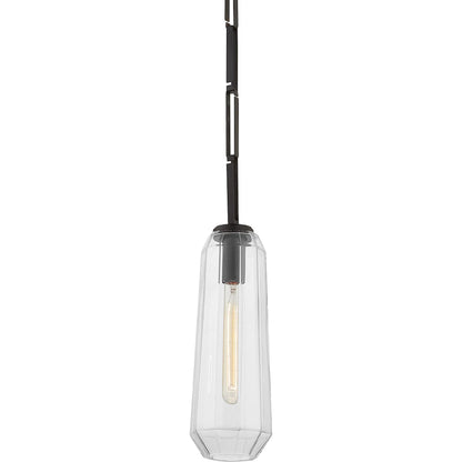 Copenhagen Pendant by Corbett. Made from brass in a modern style.