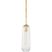 Copenhagen Pendant by Corbett. Made from brass in a modern style.