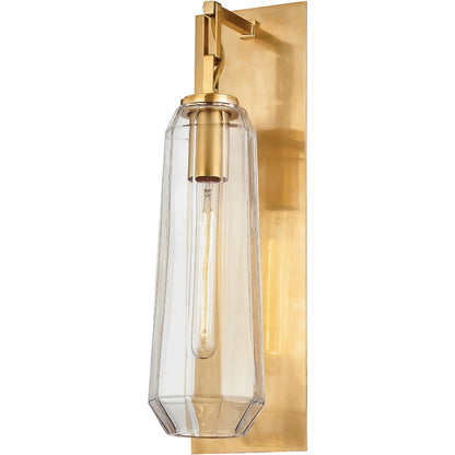 Copenhagen Sconce by Corbett. Made from brass in a modern style.