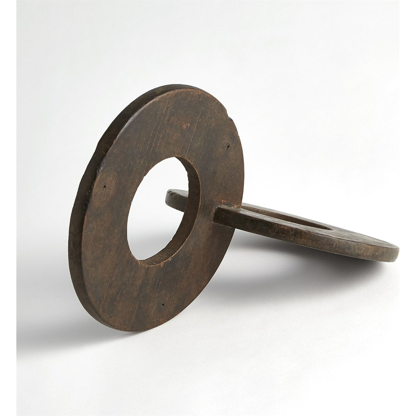 003 SR-891778 | Lifestyle | Double Chapati Marker by Global Views. Made from recyled wood, natural wax in a rustic style.