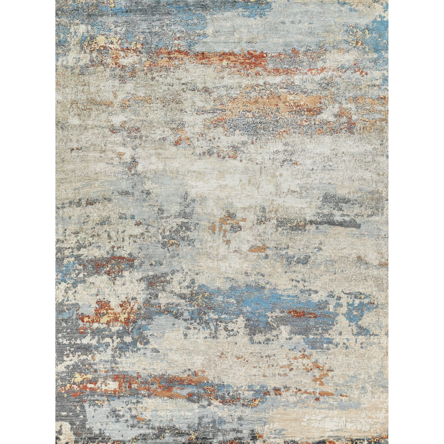 001 SI-1828534,SI-1828535,SI-1828536,SI-1828537,SI-1828538,SI-1828539 | Primary Silo | Laureno 4473 Rug by Exquisite Rugs in blue multi. Made from bamboo silk in a unique style.