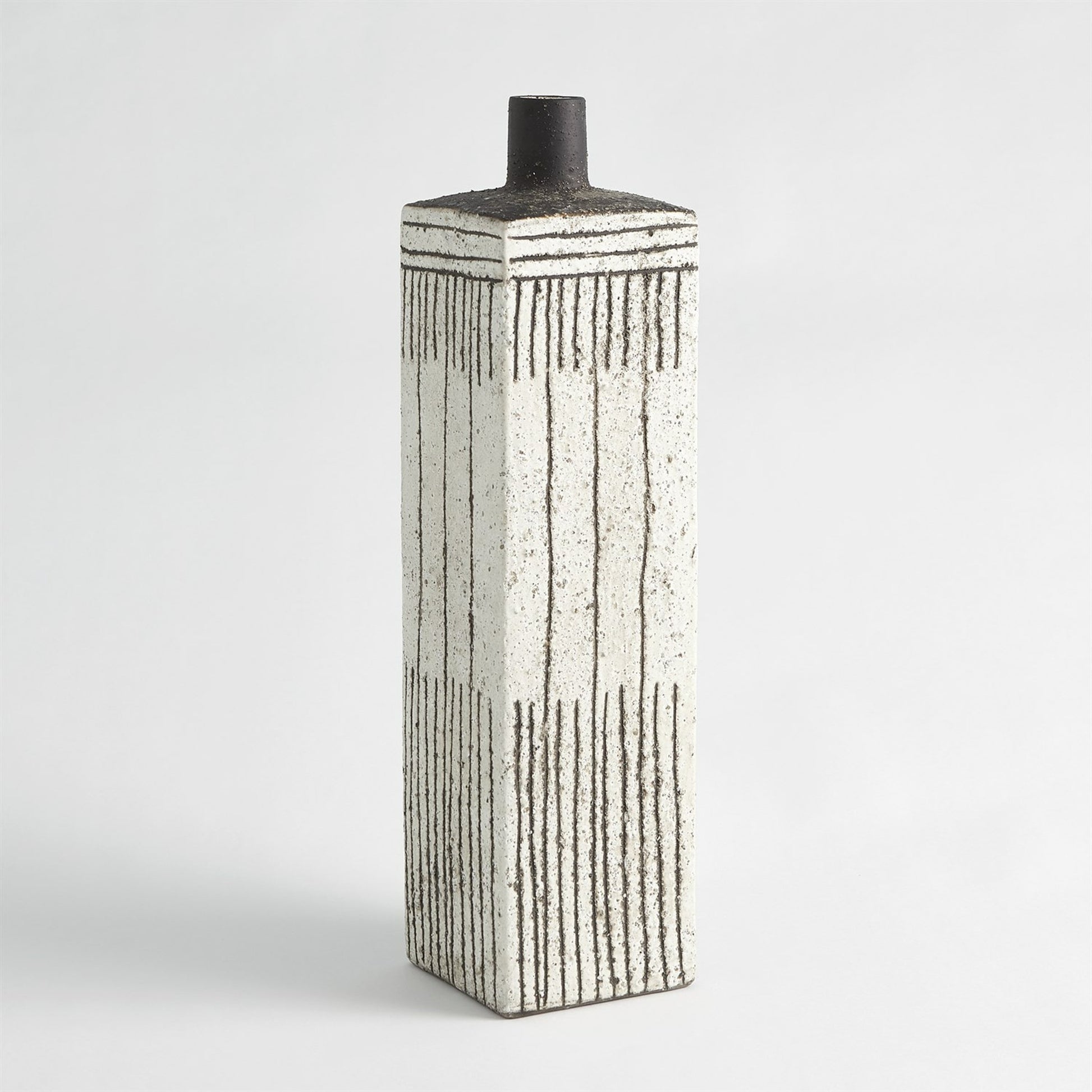 Graffiti Square Vase by Global Views. Made from earthenware in a eclectic & global style.
