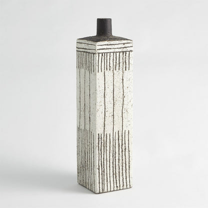 Graffiti Square Vase by Global Views. Made from earthenware in a eclectic & global style.