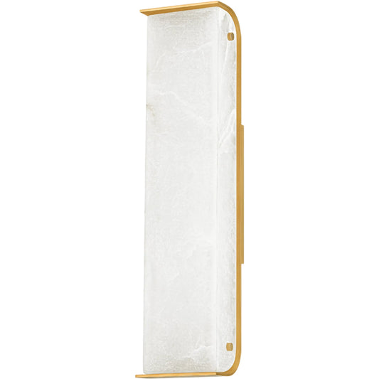 Hera Wall Sconce by Corbett in vintage brass. Made from brass in a unique style.