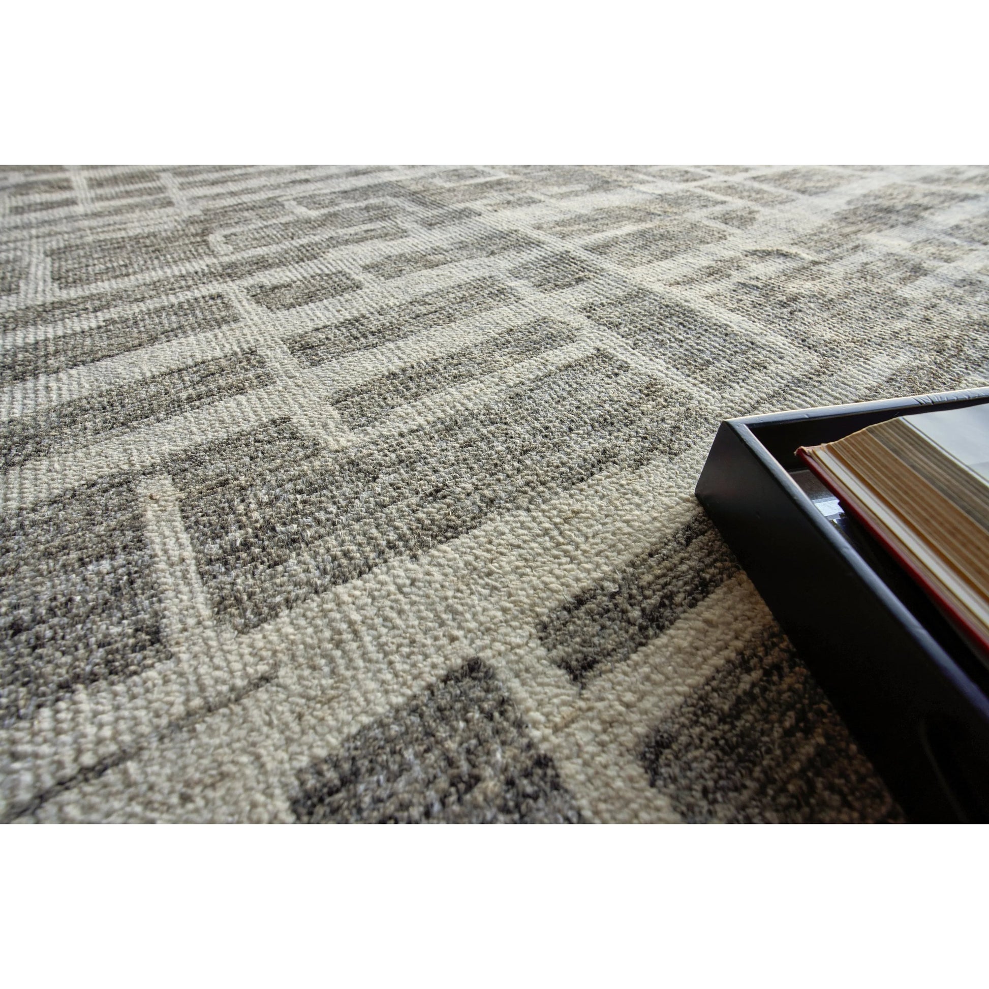 Aldridge Area Rug by Exquisite Rugs. Made from wool, bamboo silk in a unique style.