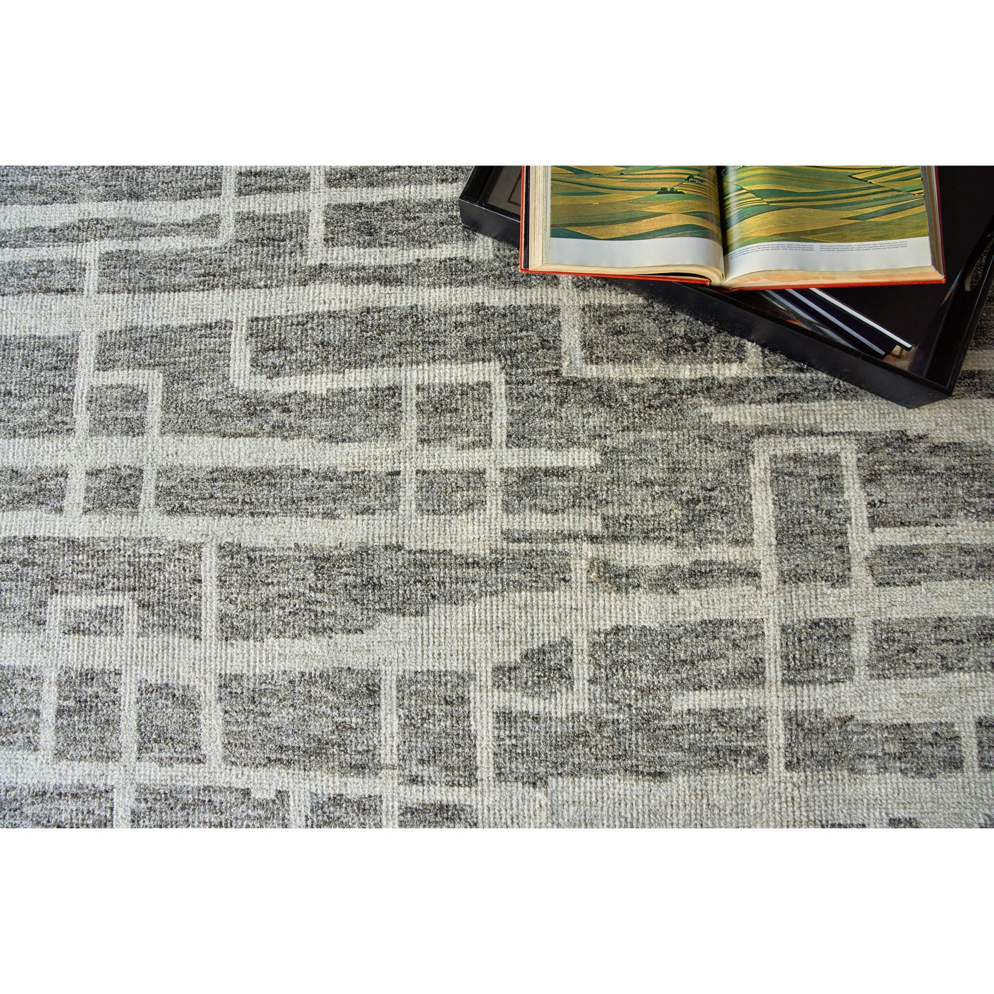 Aldridge Area Rug by Exquisite Rugs. Made from wool, bamboo silk in a unique style.
