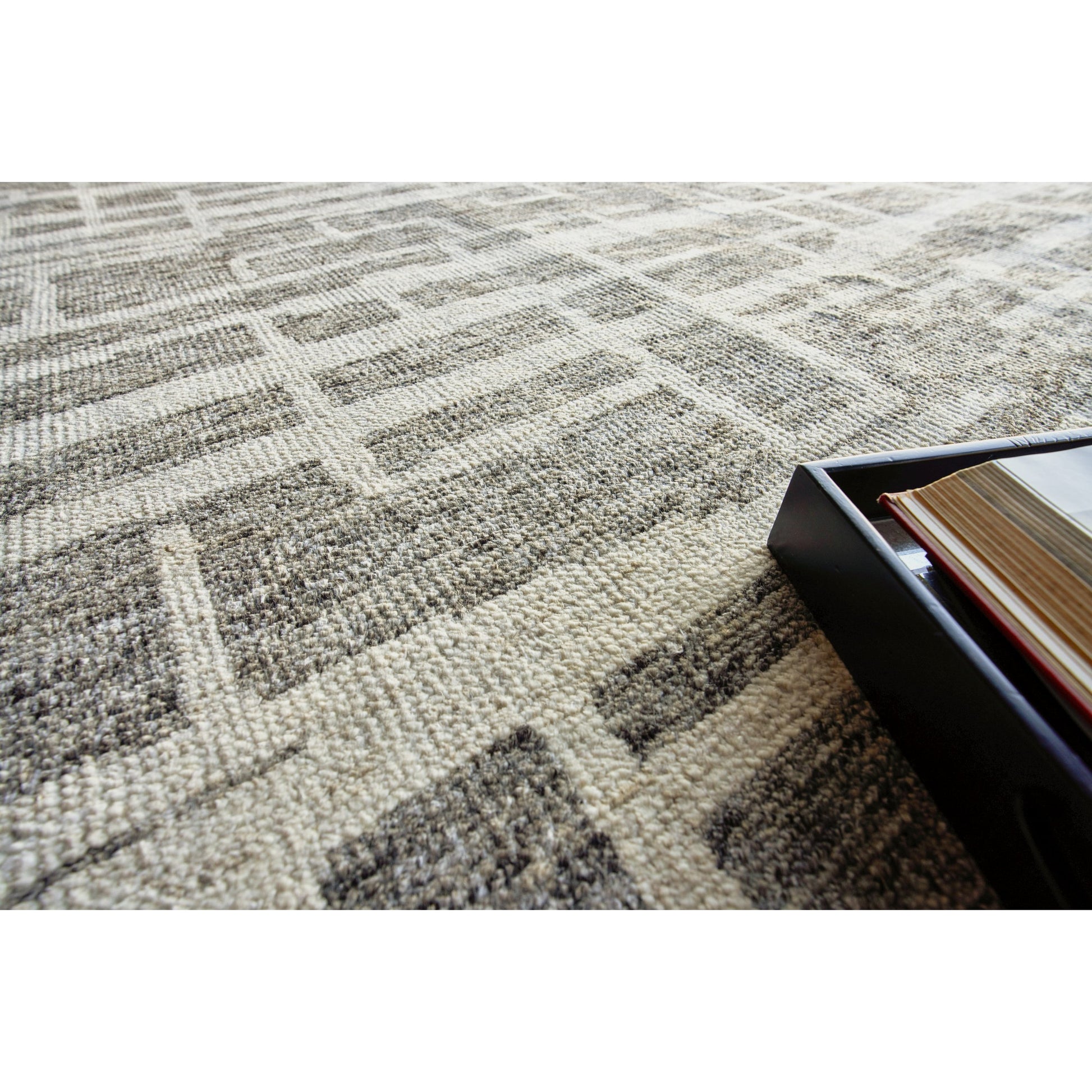 Aldridge Area Rug by Exquisite Rugs. Made from wool, bamboo silk in a unique style.