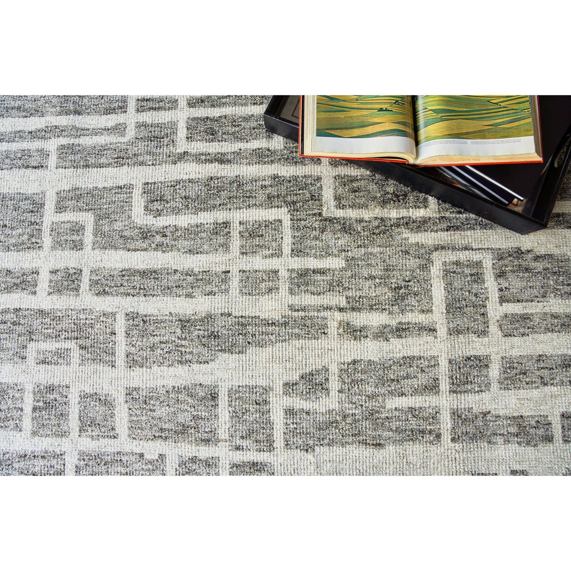 Aldridge Area Rug by Exquisite Rugs. Made from wool, bamboo silk in a unique style.