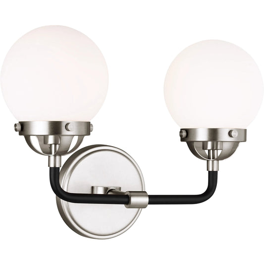 001 SI-2226606 | Primary Silo | Cafe Two Light Wall / Bath by Visual Comfort & Co.. Made from steel in a unique style.