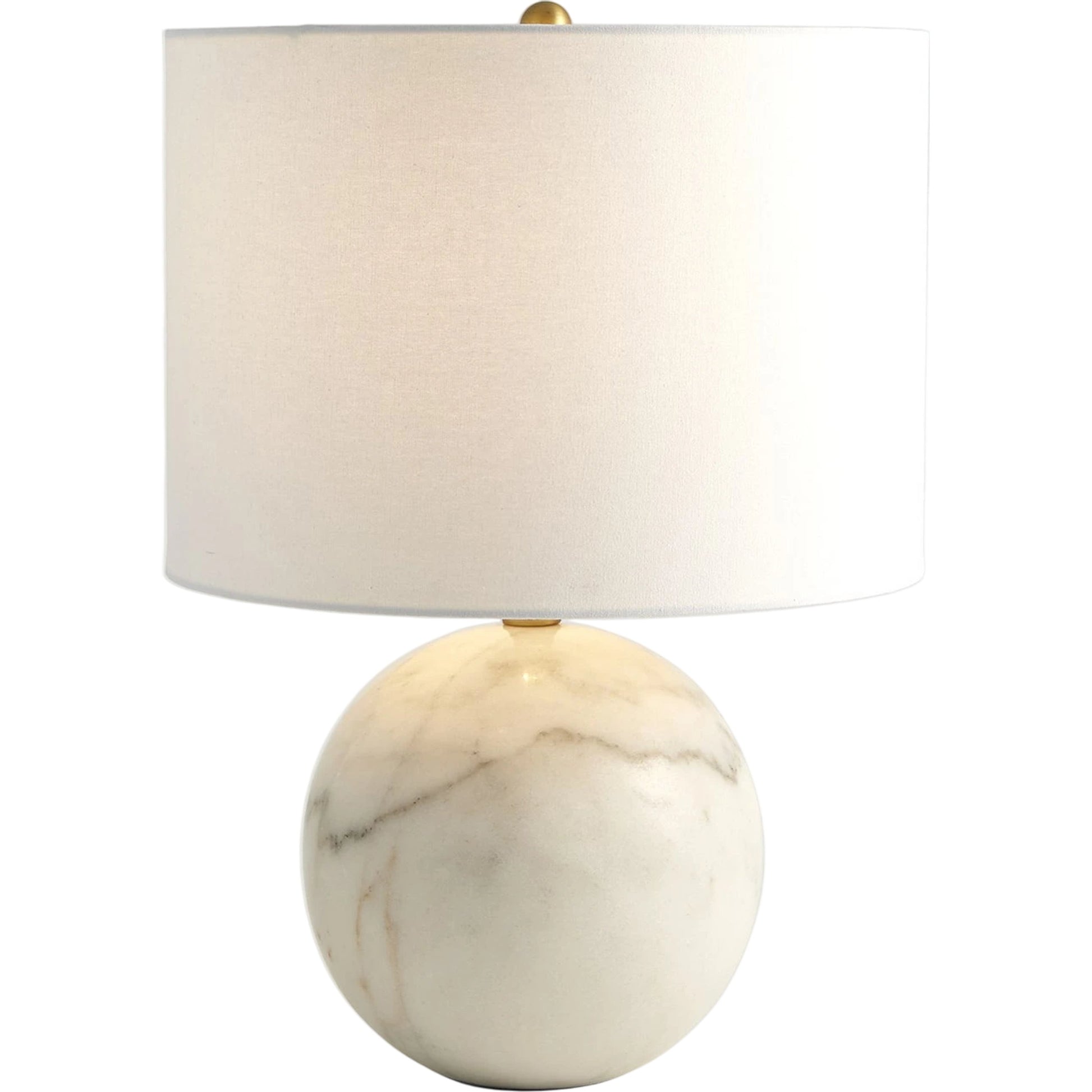 Marble Sphere Lamp by Global Views. Made from marble in a modern style.