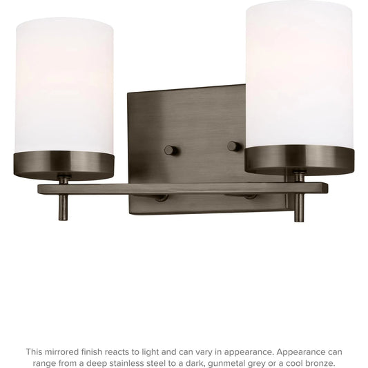 Zire Two Light Bath by Visual Comfort & Co.. Made from steel in a unique style.