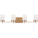 Zire Four Light Bath by Visual Comfort & Co.. Made from steel in a unique style.