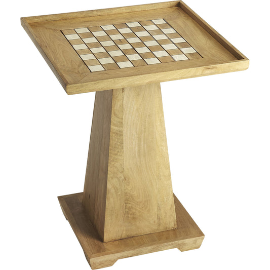 Levon Natural Mango Game Table by Butler Specialty Company in natural wood and natural mango. Made from mango wood solids in a modern style.