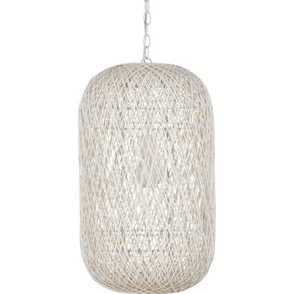 Cocoon Pendant by Currey and Company in cream, vanilla. Made from unique in a modern style.