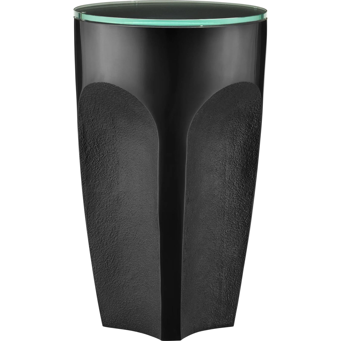 002 SI-2257307 | Primary Silo | Lemy Drinks Table by Currey and Company. Made from stainless steel, tempered glass in a modern style.