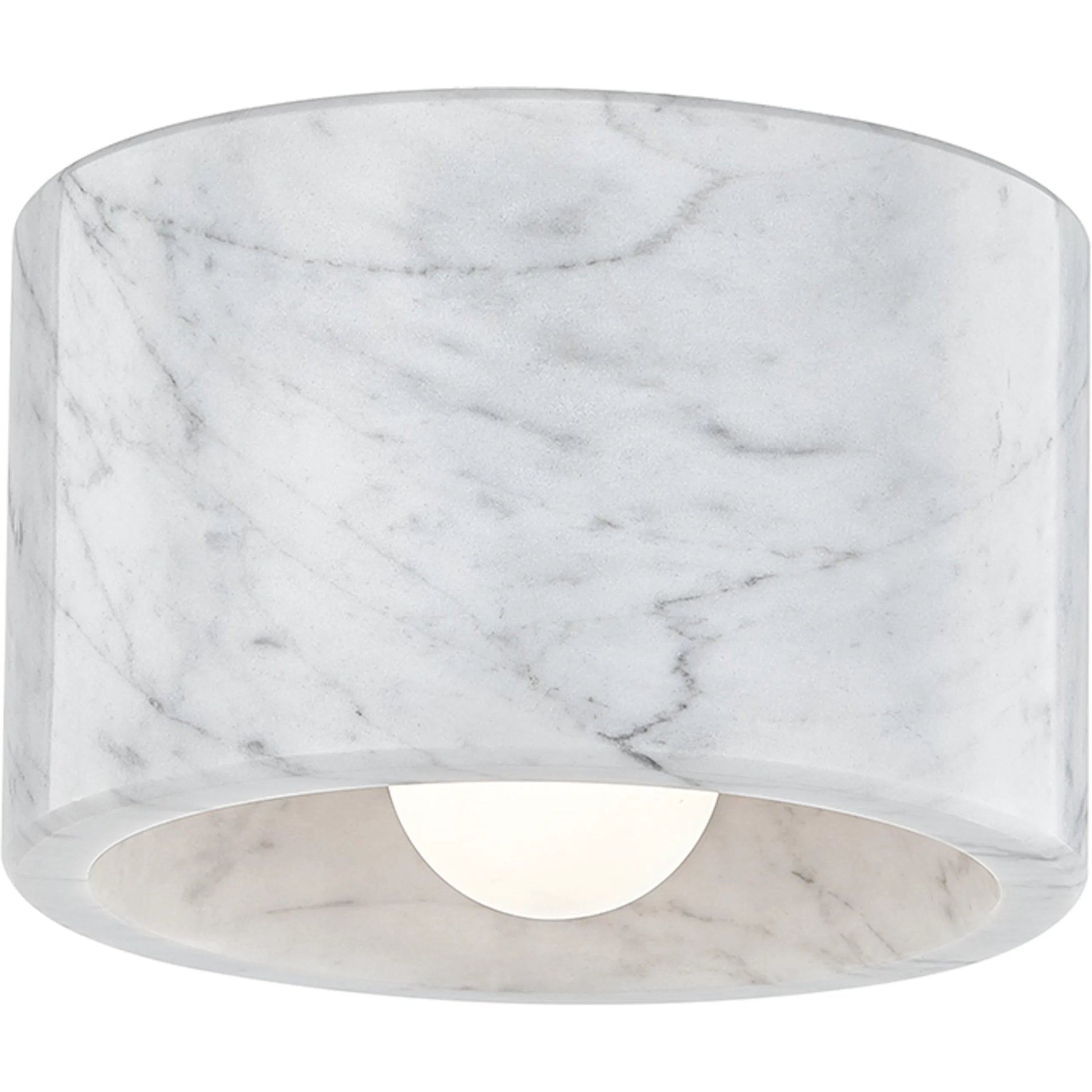 Bleecker Flush Mount by Hudson Valley in polished nickel. Made from brass in a modern style.