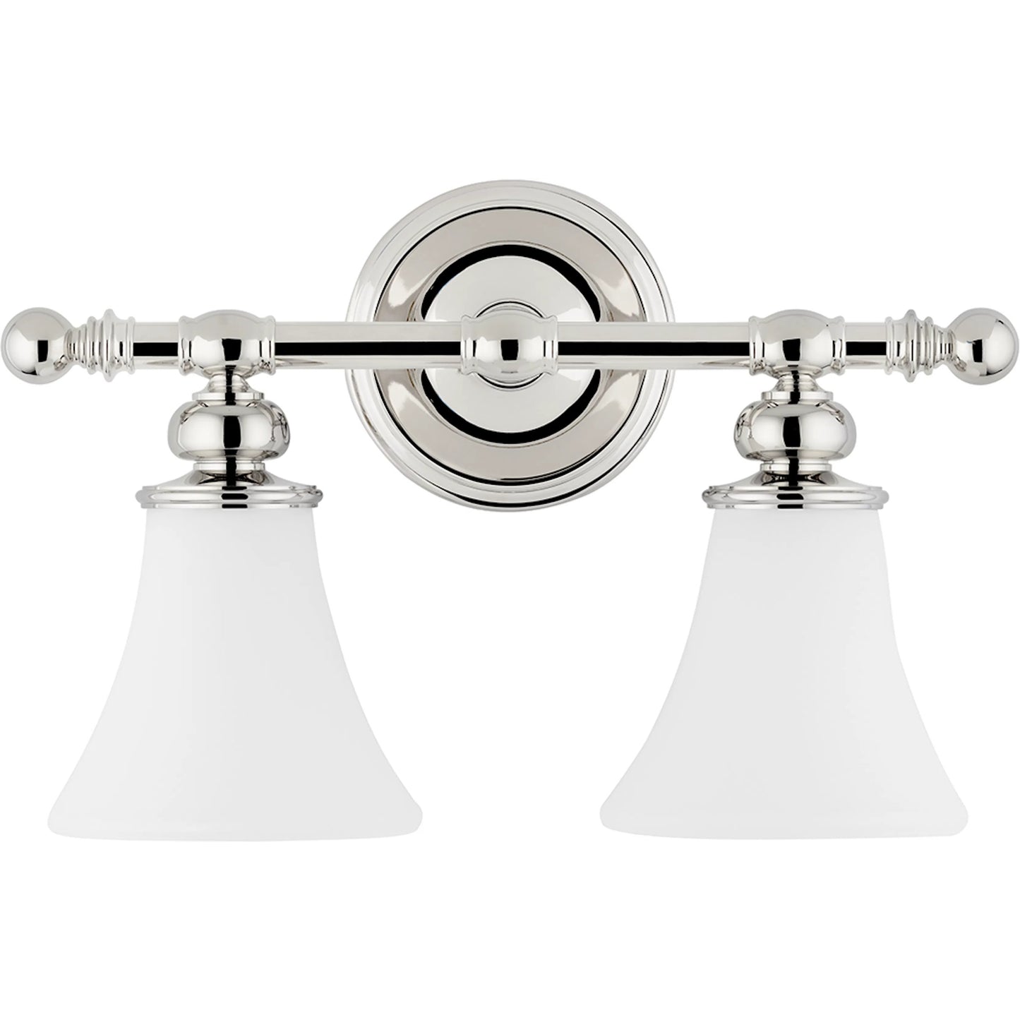 002 S-310457 | Primary Silo | Weston Bath Bracket by Hudson Valley in polished nickel. Made from steel in a traditional style.