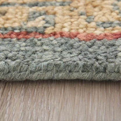 Carrington Traditional Oriental Rug - 6499F by Feizy in blue, red, gold. Made from wool in a unique style.