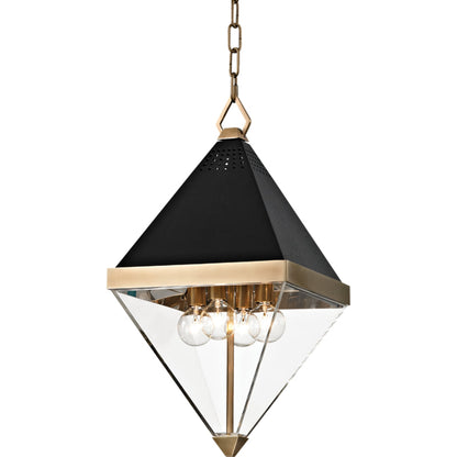Coltrane Pendant by Hudson Valley. Made from steel in a modern style.