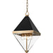 Coltrane Pendant by Hudson Valley. Made from steel in a modern style.