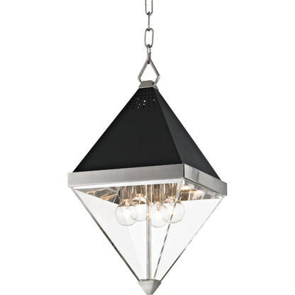 Coltrane Pendant by Hudson Valley. Made from steel in a modern style.