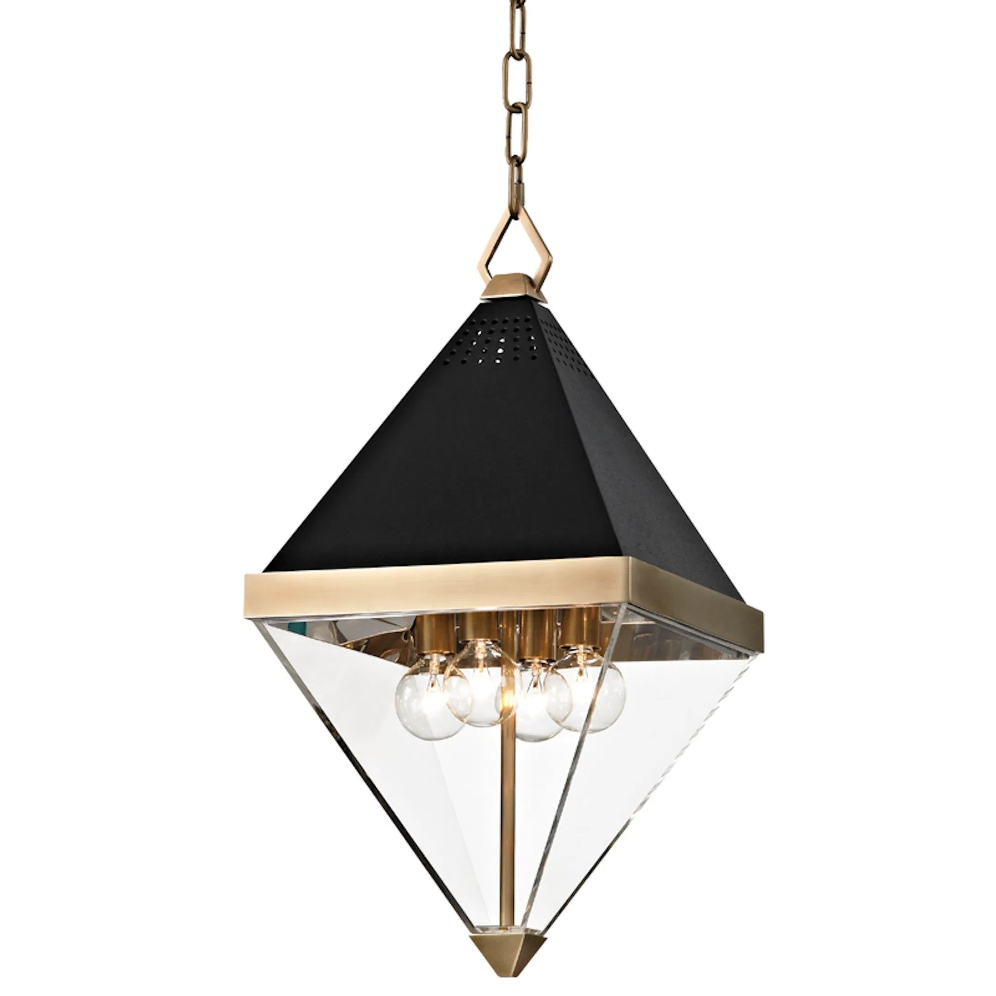 Coltrane Pendant by Hudson Valley. Made from steel in a modern style.