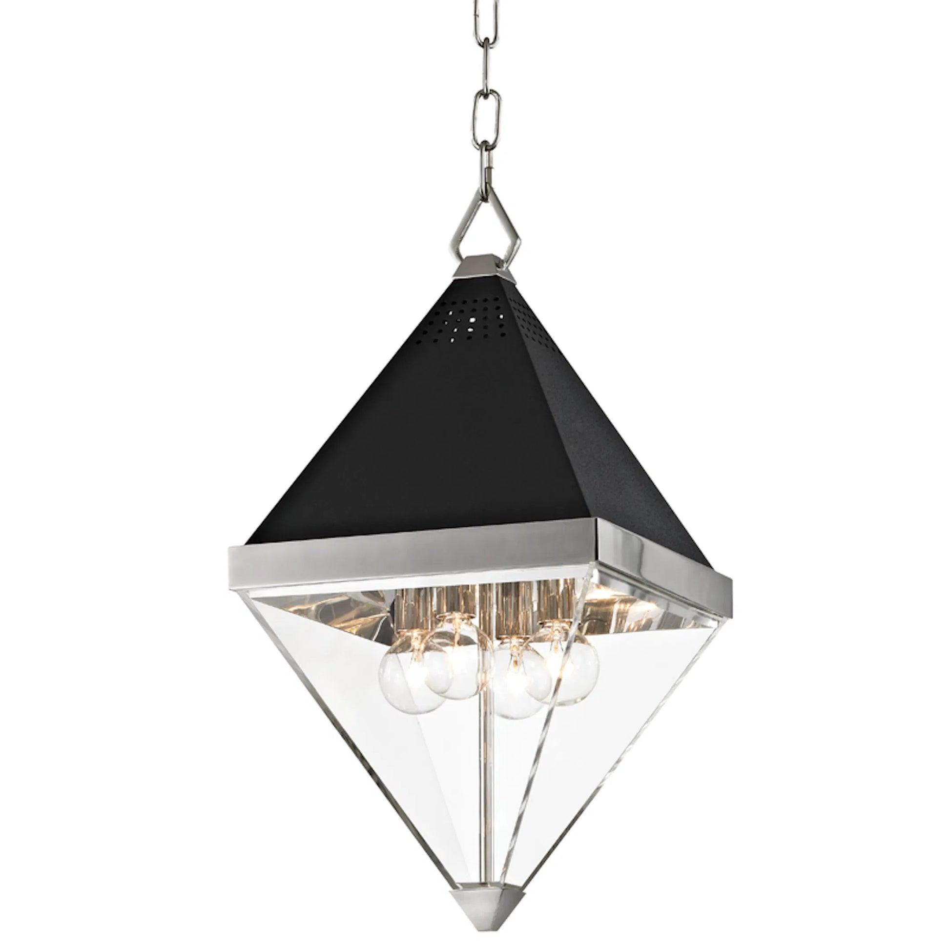 Coltrane Pendant by Hudson Valley. Made from steel in a modern style.