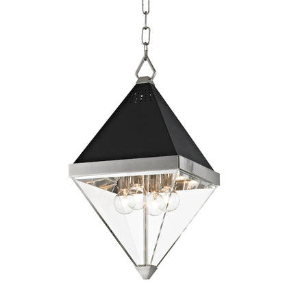 Coltrane Pendant by Hudson Valley. Made from steel in a modern style.