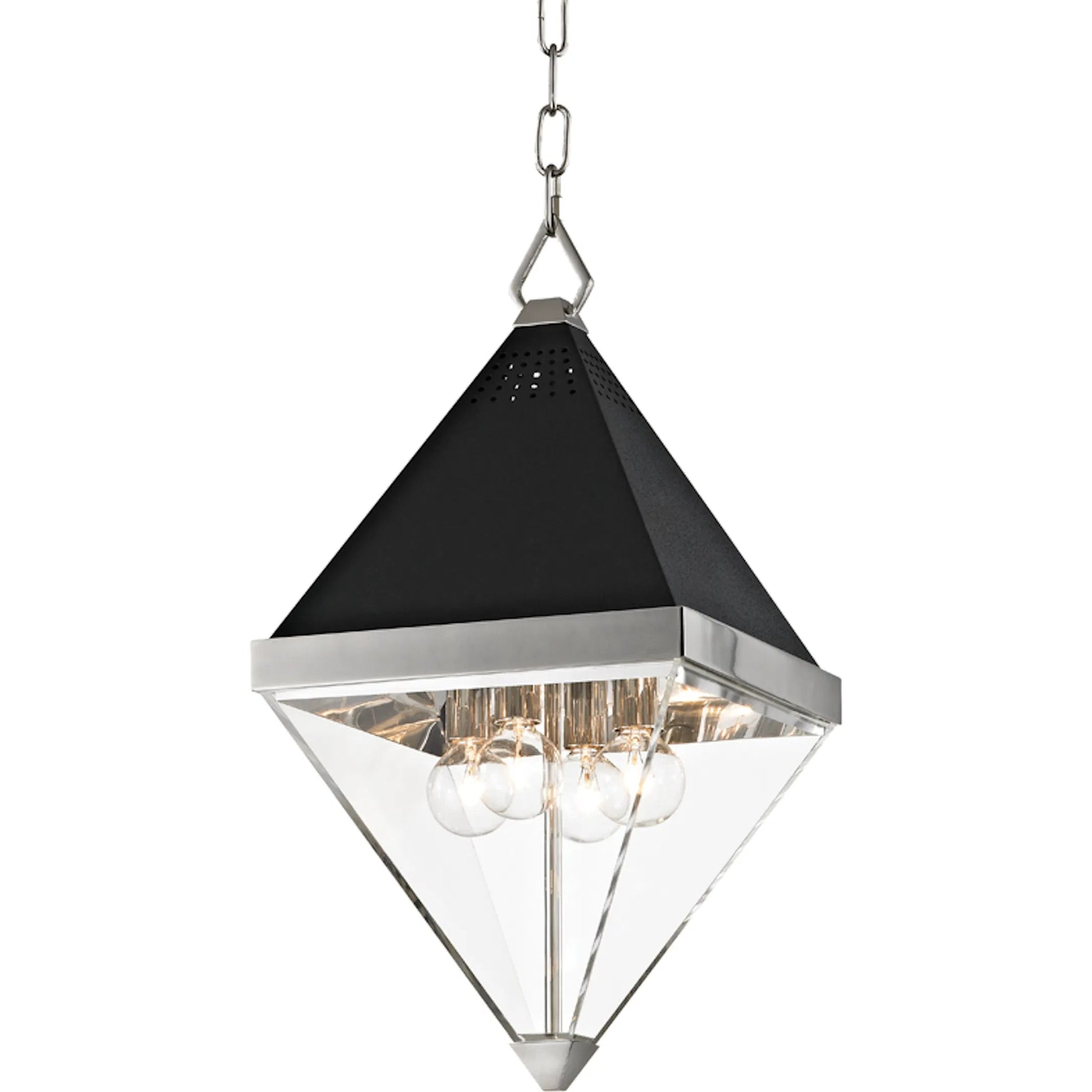 Coltrane Pendant by Hudson Valley. Made from steel in a modern style.