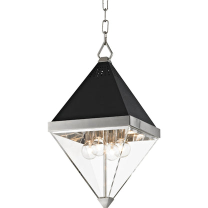 Coltrane Pendant by Hudson Valley. Made from steel in a modern style.