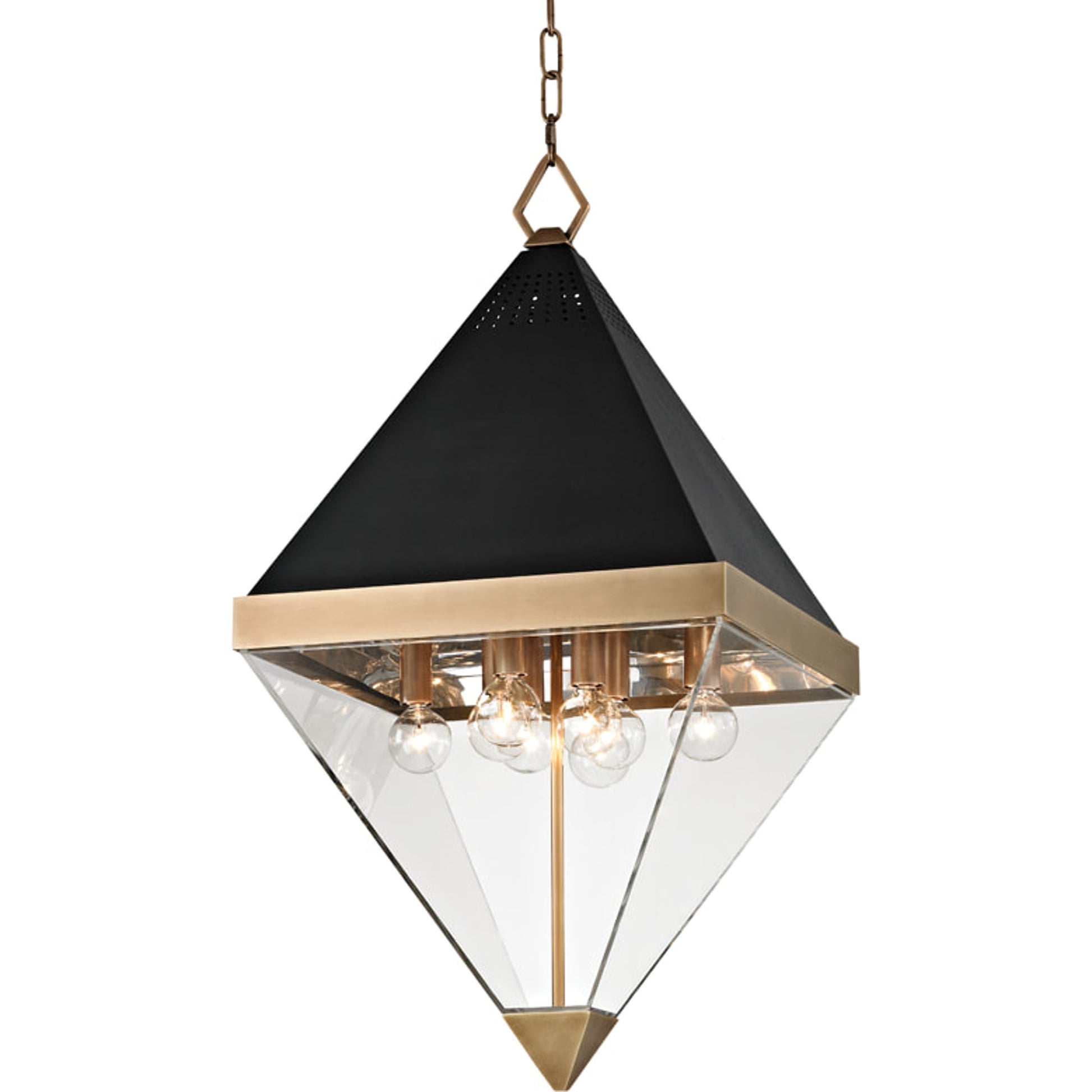 Coltrane Pendant by Hudson Valley. Made from steel in a modern style.