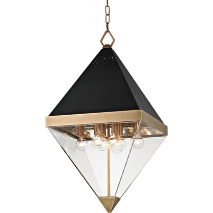Coltrane Pendant by Hudson Valley. Made from steel in a modern style.