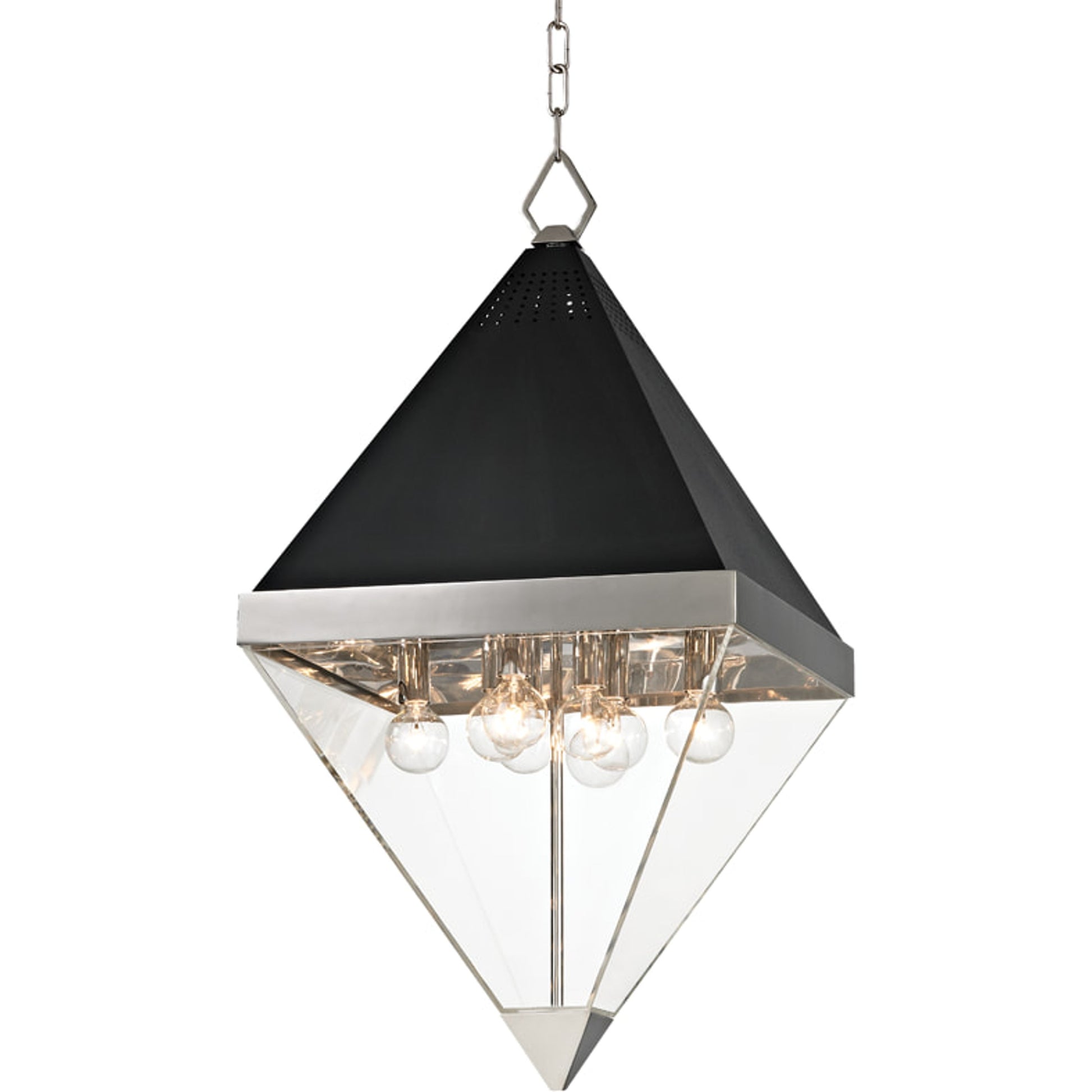 Coltrane Pendant by Hudson Valley. Made from steel in a modern style.