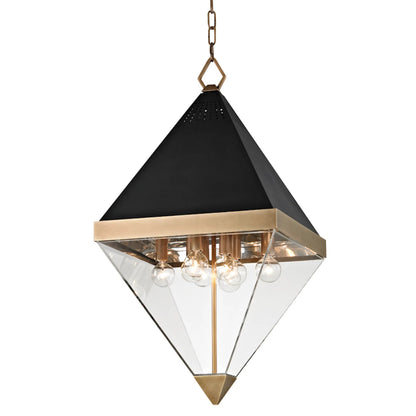 Coltrane Pendant by Hudson Valley. Made from steel in a modern style.