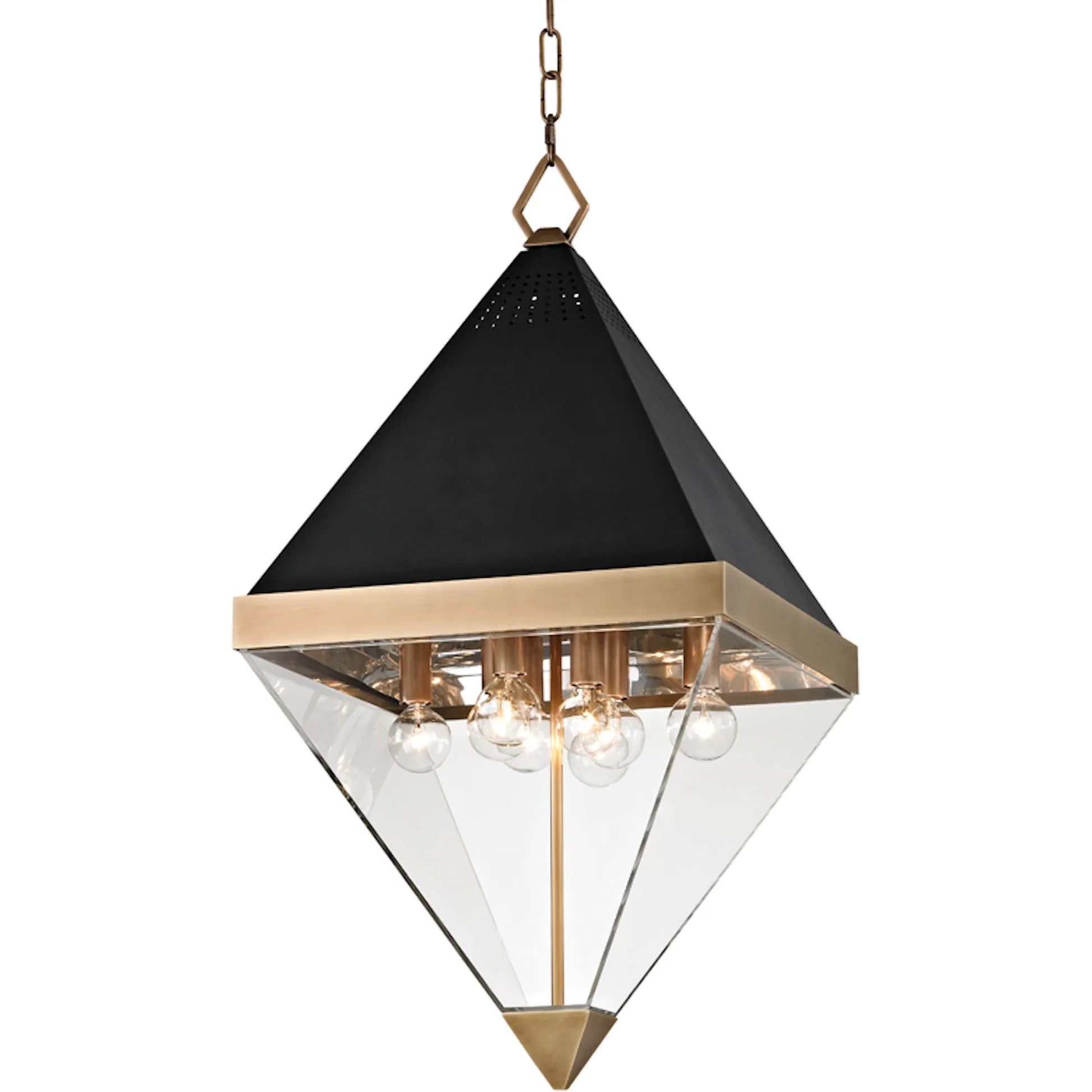 Coltrane Pendant by Hudson Valley. Made from steel in a modern style.