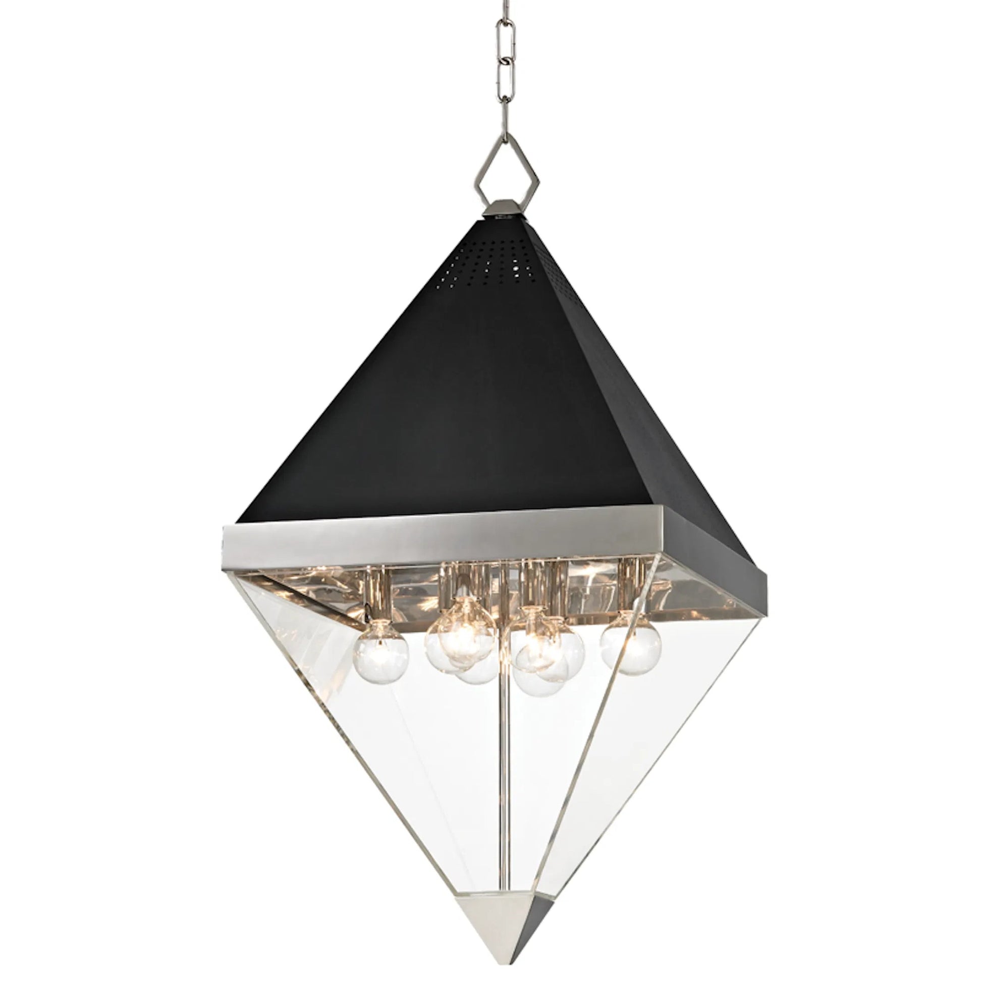 Coltrane Pendant by Hudson Valley. Made from steel in a modern style.