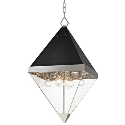 Coltrane Pendant by Hudson Valley. Made from steel in a modern style.