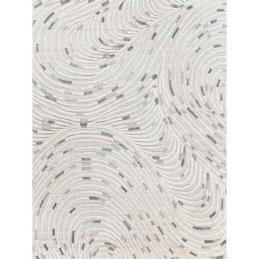 Overture Rug by Exquisite Rugs in silver, gray. Made from wool, bamboo silk in a unique style.