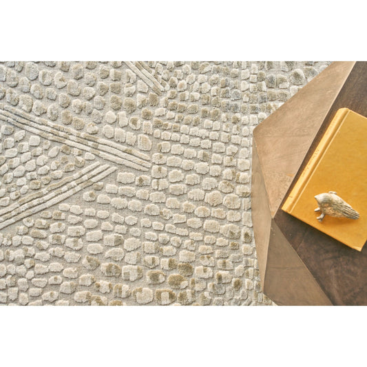 Overture 4521 Rug by Exquisite Rugs in beige. Made from wool, bamboo silk in a unique style.