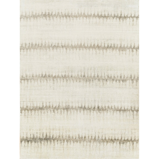 Chroma 4523 Rug by Exquisite Rugs in ivory/silver. Made from ivory in a unique style.