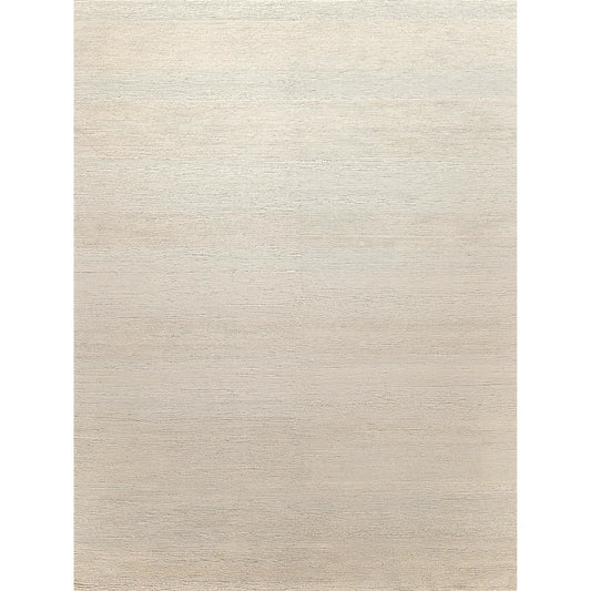 Merino Wool 4524 Rug by Exquisite Rugs in light silver. Made from merino wool in a unique style.