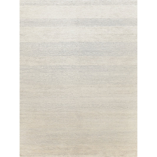 Merino Wool Rug - Light Silver by Exquisite Rugs in light silver. Made from merino wool in a unique style.
