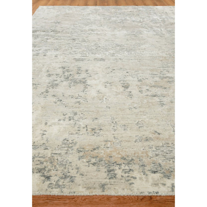 Cosmo Rug - White by Exquisite Rugs in white. Made from new zealand wool, bamboo silk in a unique style.