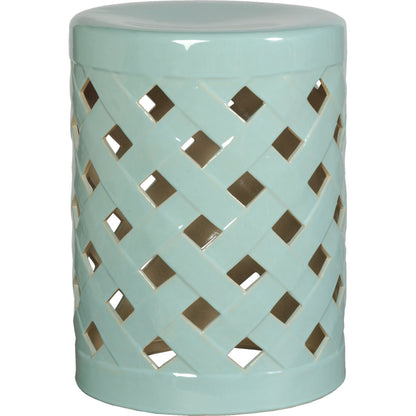 Criss Cross Stool by Emissary. Made from unique in a coastal style.